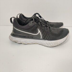 Nike React Infinity Flyknit Running Shoes Black US Men's Size 10 Athletic Gym
